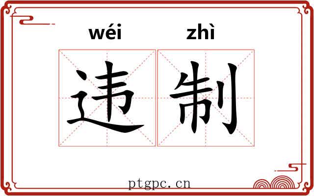 违制