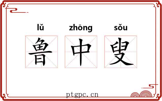 鲁中叟 鲁中叟