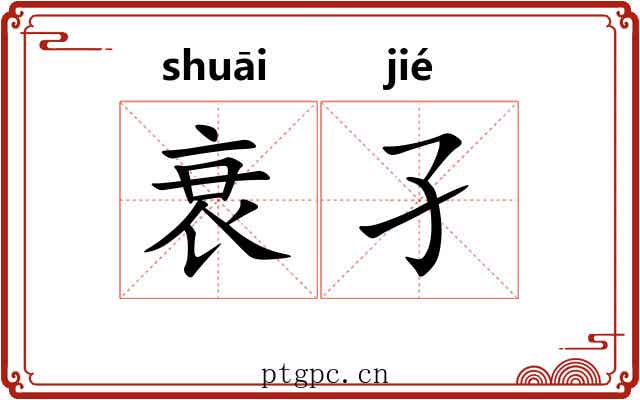 衰孑