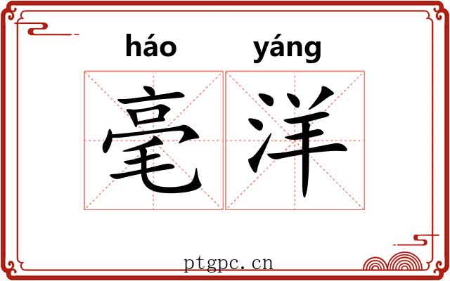 毫洋 毫洋
