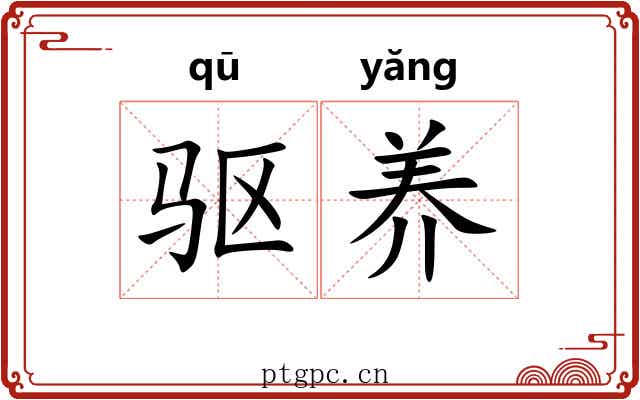 驱养