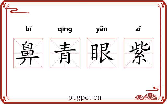 鼻青眼紫 鼻青眼紫