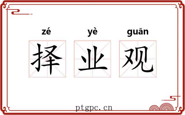 择业观