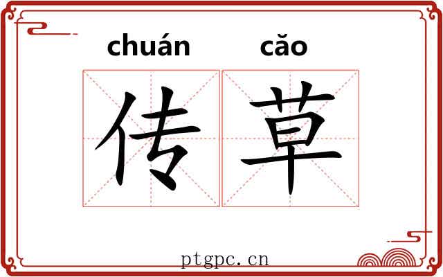 传草 传草