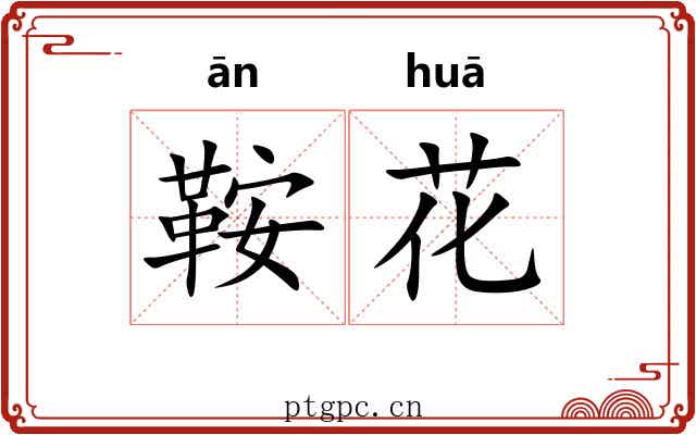 鞍花