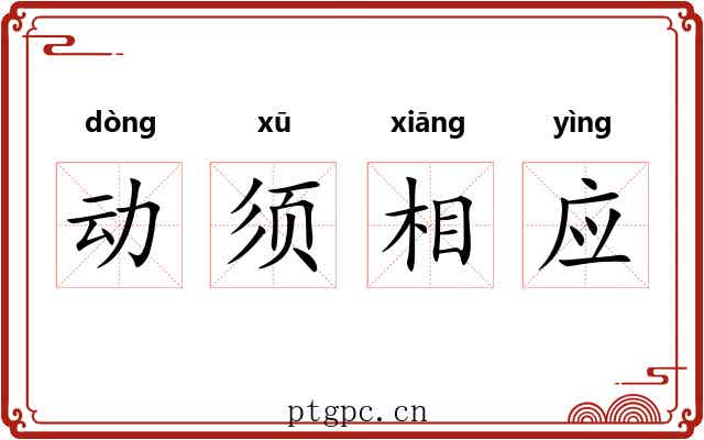 动须相应 动须相应