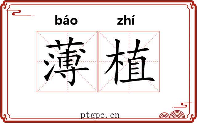 薄植 薄植