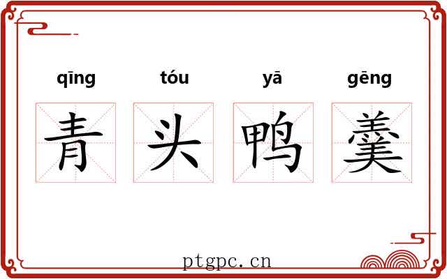 青头鸭羹 青头鸭羹