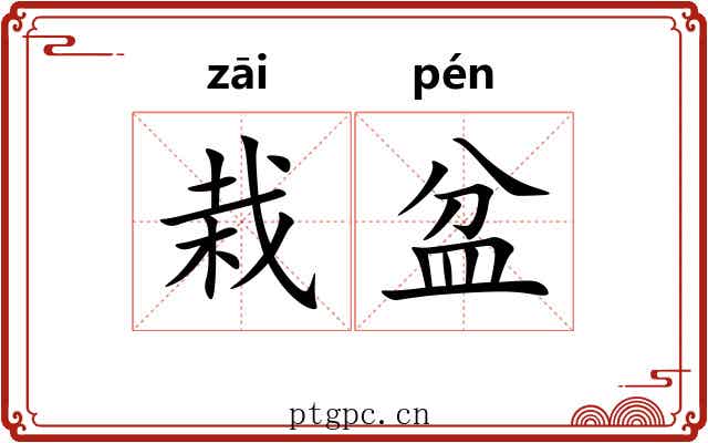 栽盆