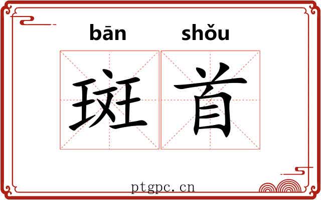斑首