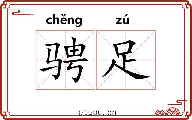 骋足