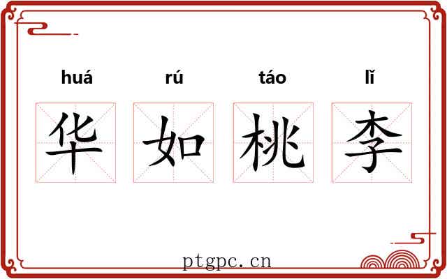 华如桃李 华如桃李