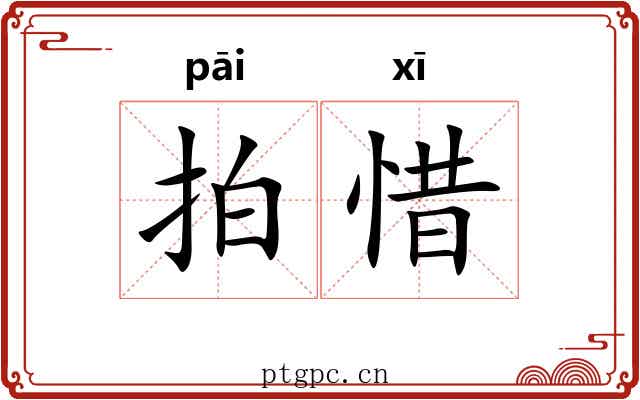 拍惜
