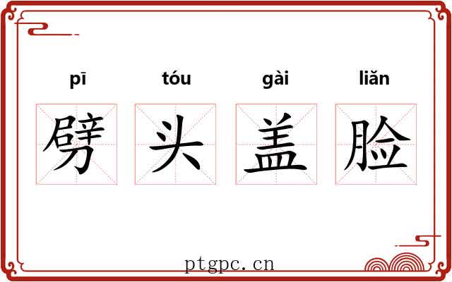 劈头盖脸 劈头盖脸