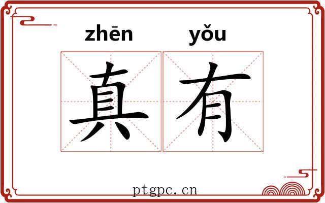真有 真有