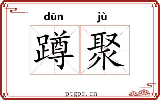 蹲聚
