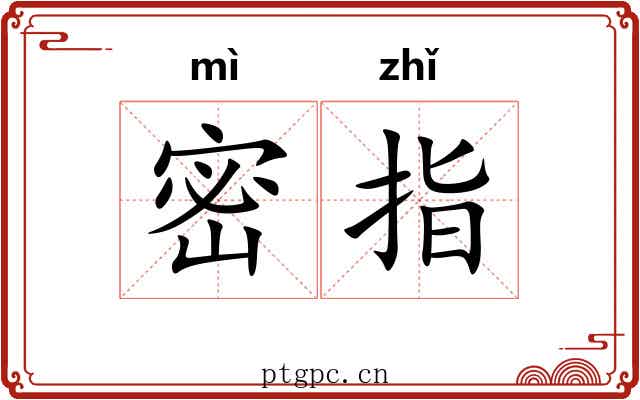 密指 密指