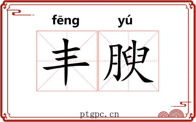 丰腴 丰腴