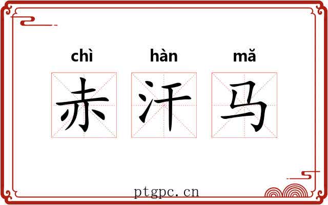 赤汗马 赤汗马
