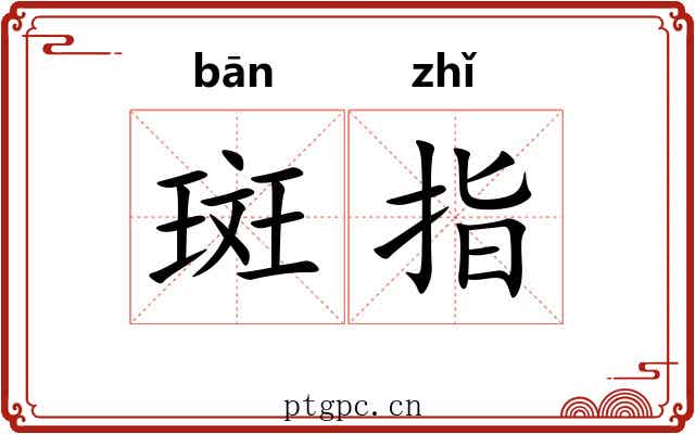 斑指 斑指