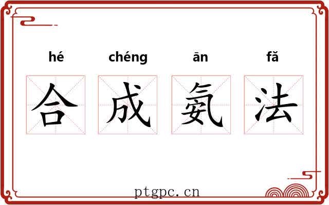 合成氨法 合成氨法