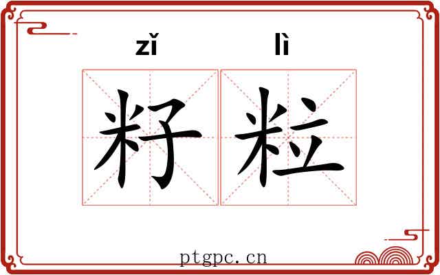 籽粒