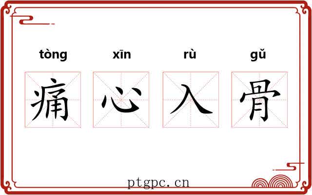 痛心入骨 痛心入骨