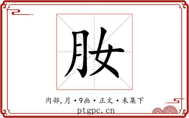肗