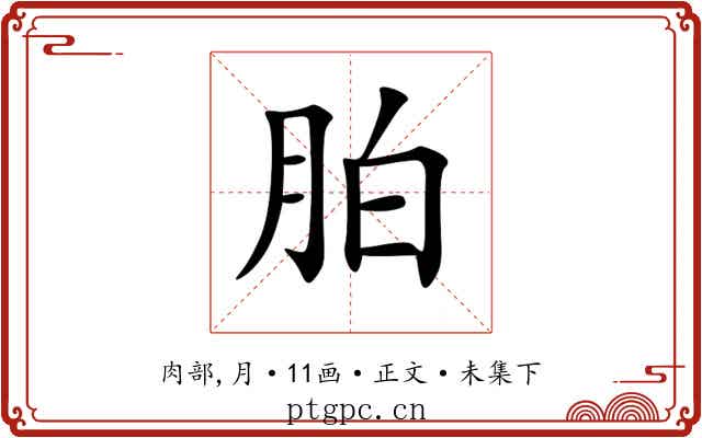 胉