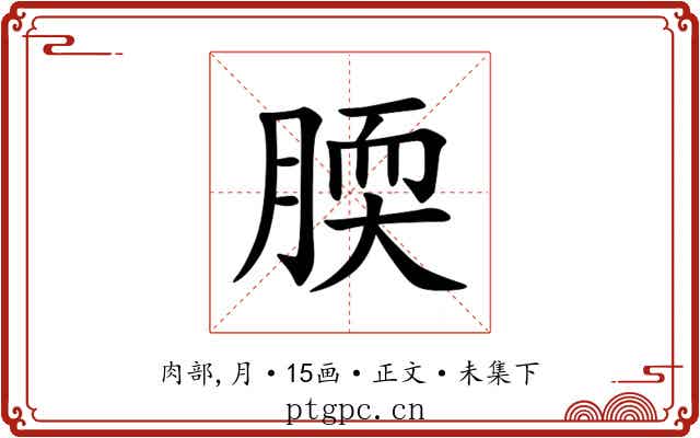 腝