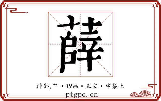 薛