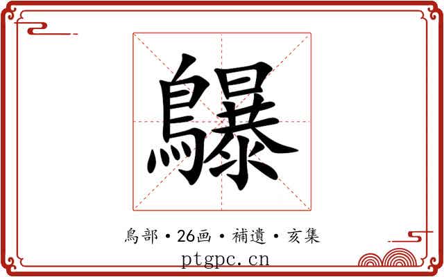 鸔