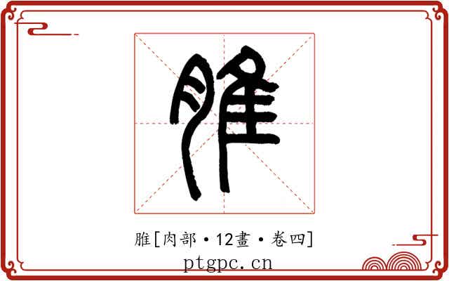 脽