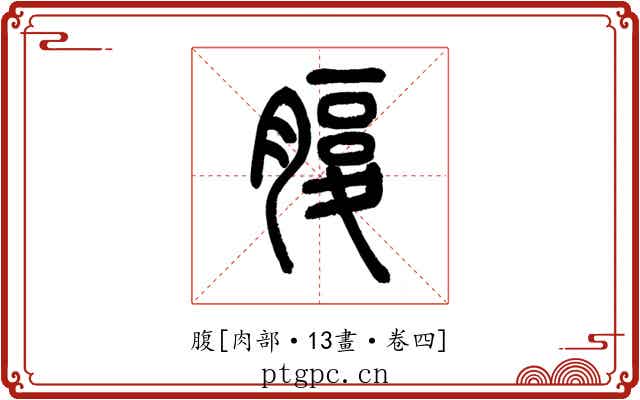 腹