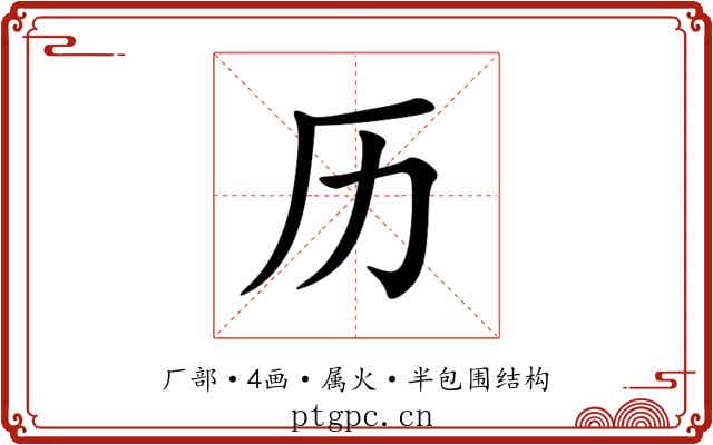 历 历