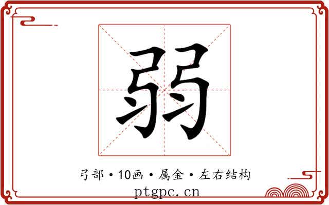 弱 弱