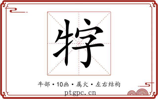牸 牸