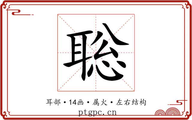 聡 聡