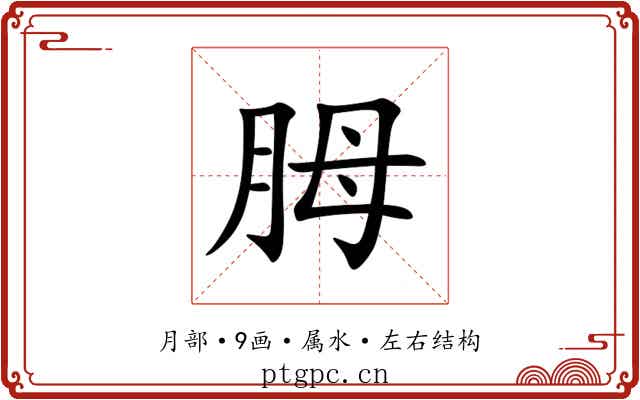 胟 胟