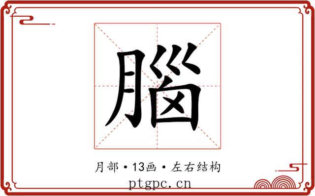 腦 腦