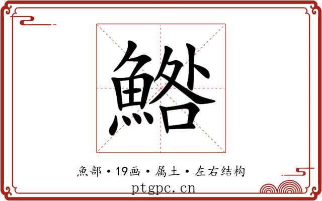 鯦 鯦