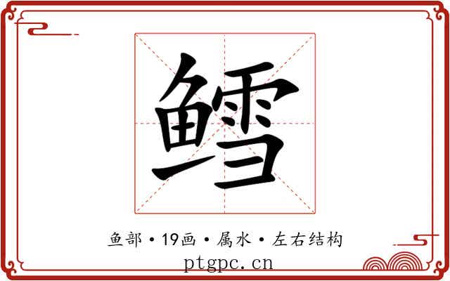 鳕 鳕